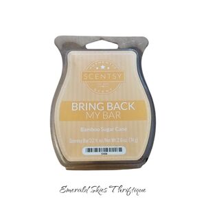 Scentsy bamboo sugar cane‎ wax bar.